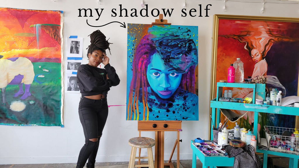 Painting my shadow self